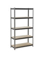 Muscle Rack 5-Tier Boltless Steel Garage Storage Shelving Unit in Silver Vein (30 in. W x 60 in. H x 12 in. D)