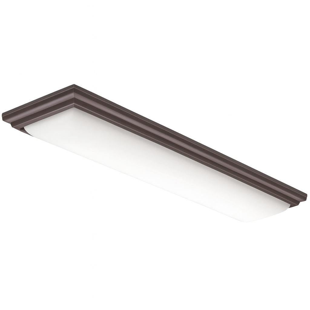 Lithonia Lighting Vanderlyn 4 ft. Brown LED Flush Mount