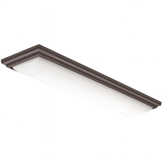 Lithonia Lighting Vanderlyn 4 ft. Brown LED Flush Mount