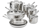 Tramontina Signature Tri-Ply Clad 12-Piece Stainless Steel Cookware Set