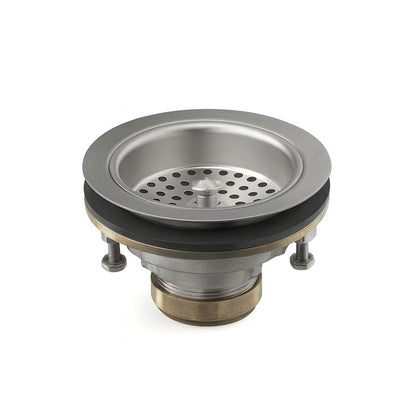 KOHLER Duostrainer 4-1/2 in. Sink Strainer in Vibrant Stainless