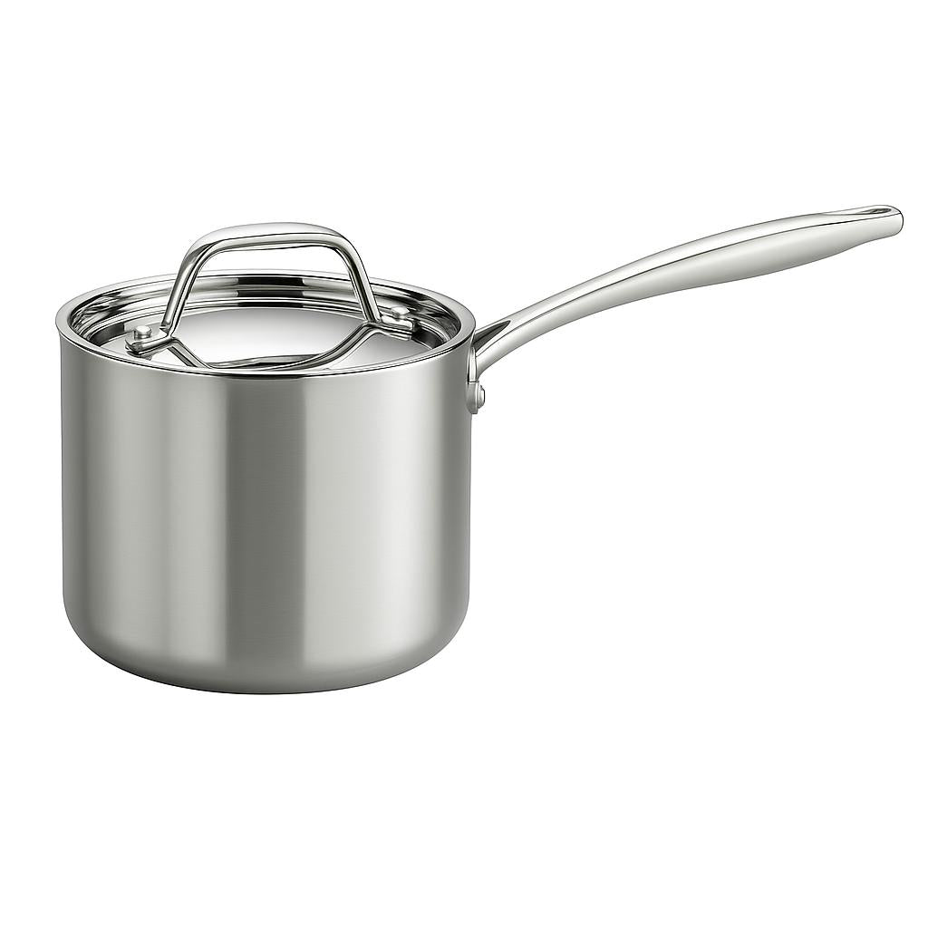 Tramontina Gourmet Tri Ply Clad 1 5 qt Stainless Steel Sauce Pan with Lid 80116 021DS/300615692