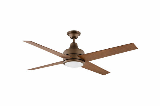 Home Decorators Collection Mercer 52 in Integrated LED Indoor Oil Rubbed Bronze Ceiling Fan with Light Kit and Remote Control