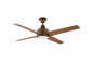 Home Decorators Collection Mercer 52 in Integrated LED Indoor Oil Rubbed Bronze Ceiling Fan with Light Kit and Remote Control