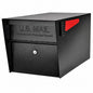 Mail Boss Mail Manager Locking Post Mount Mailbox with High Security Reinforced Patented Locking System Black