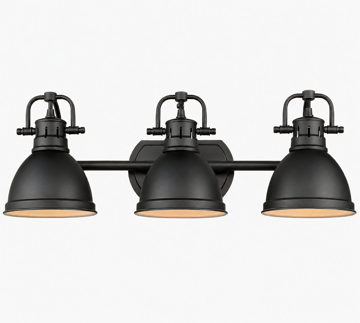 Golden Lighting Duncan 3 Light Rubbed Bronze Bath Light 3602 BA3 RBZ RBZ
