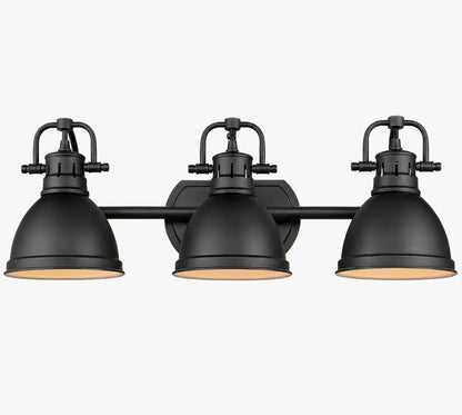 Golden Lighting Duncan 3 Light Rubbed Bronze Bath Light 3602 BA3 RBZ RBZ
