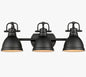 Golden Lighting Duncan 3 Light Rubbed Bronze Bath Light 3602 BA3 RBZ RBZ