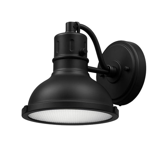 Globe Electric Harbor 1 Light Black Outdoor Wall Lantern Sconce 44157/301436911