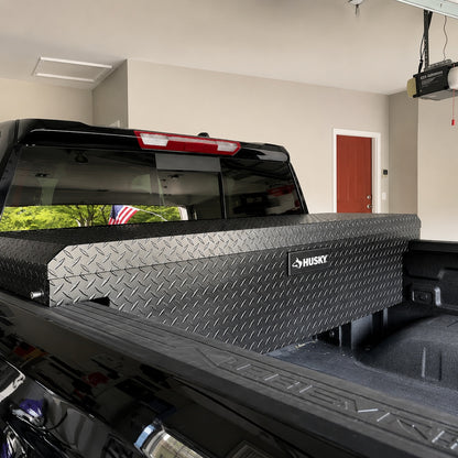 Husky Crossbed Truck Tool Box in Aluminum 71 36 in Full Size in Matte Black