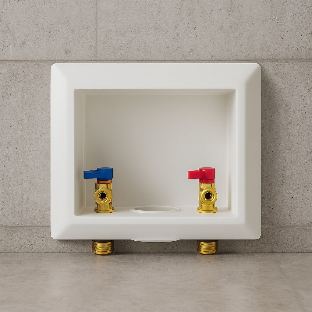 1/2 in. Brass Push-to-Connect x 3/4 in. Male Hose Thread Washing Machine Outlet Box