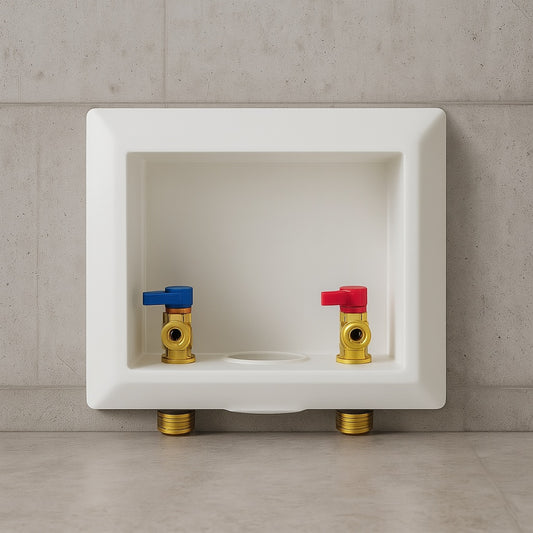 1/2 in. Brass Push-to-Connect x 3/4 in. Male Hose Thread Washing Machine Outlet Box