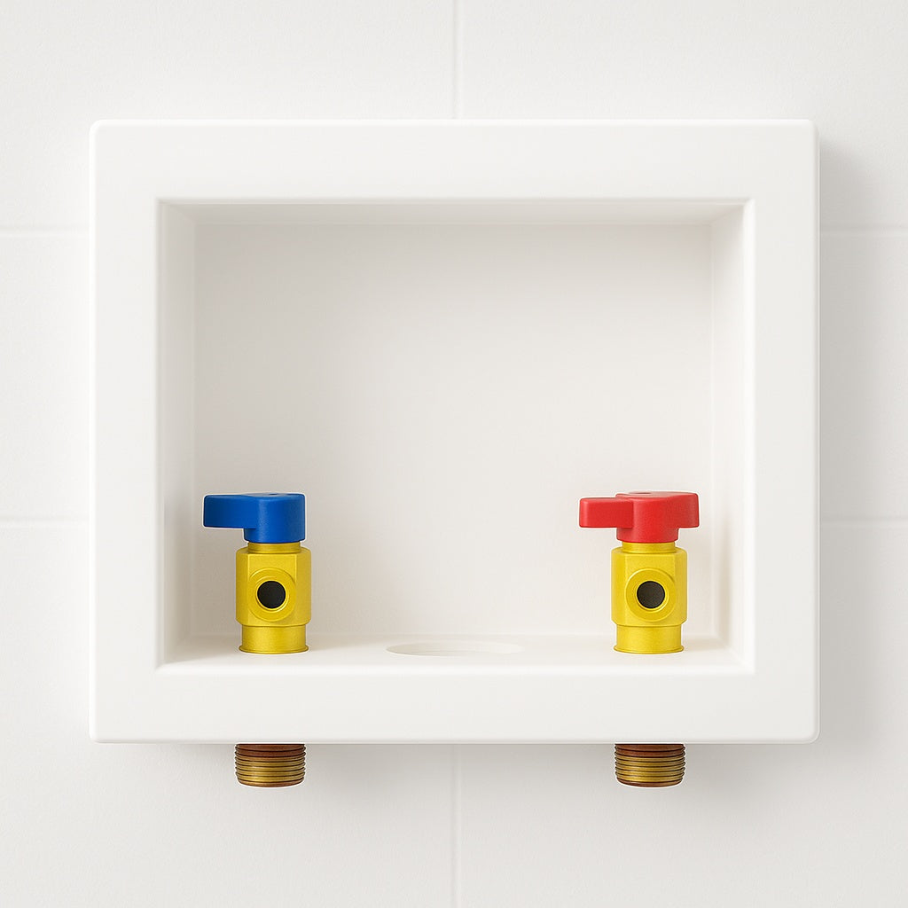 1/2 in. Brass Push-to-Connect x 3/4 in. Male Hose Thread Washing Machine Outlet Box