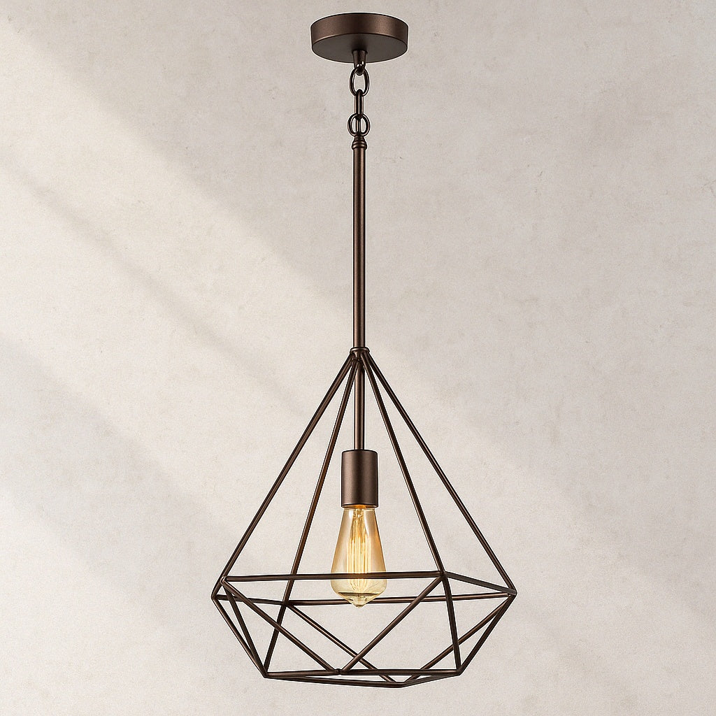 Apex Vintage 1-Light Copper Pendant