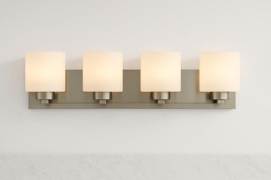 Design House Dove Creek 4-Light Satin Nickel Bath Light