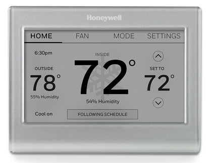 Honeywell Home Wi Fi Smart Color 7 Day Programmable Smart Thermostat With Color Changing Touchscreen Display