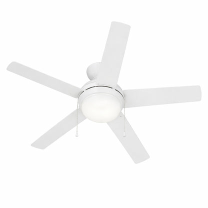 Home Decorators Collection Widward 44 in LED Indoor Matte White Ceiling Fan with Light Kit