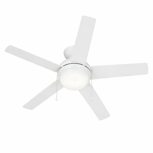 Home Decorators Collection Widward 44 in LED Indoor Matte White Ceiling Fan with Light Kit