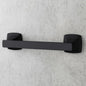 Venturi Double Post Toilet Paper Holder in Matte Black