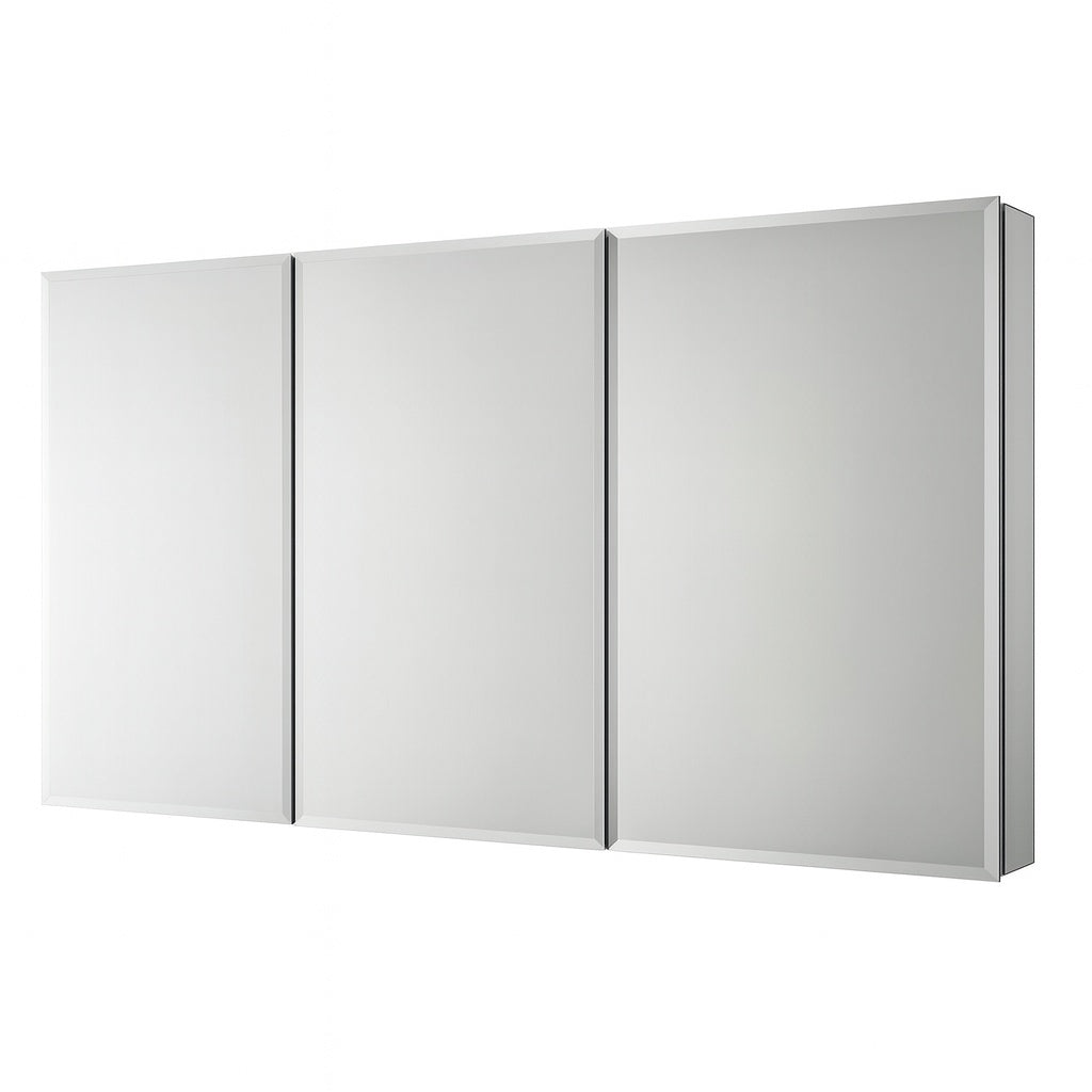 36 In W X 31 In H Rectangular Aluminum Medicine Cabinet With Mirror