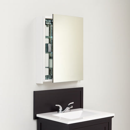 Pegasus 24 in W x 30 in H Rectangular Medicine Cabinet with Mirror
