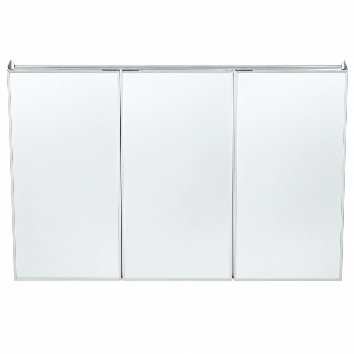 48 in W x 31 in H Rectangular Aluminum Medicine Cabinet with Mirror SP4590