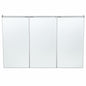 48 in W x 31 in H Rectangular Aluminum Medicine Cabinet with Mirror SP4590