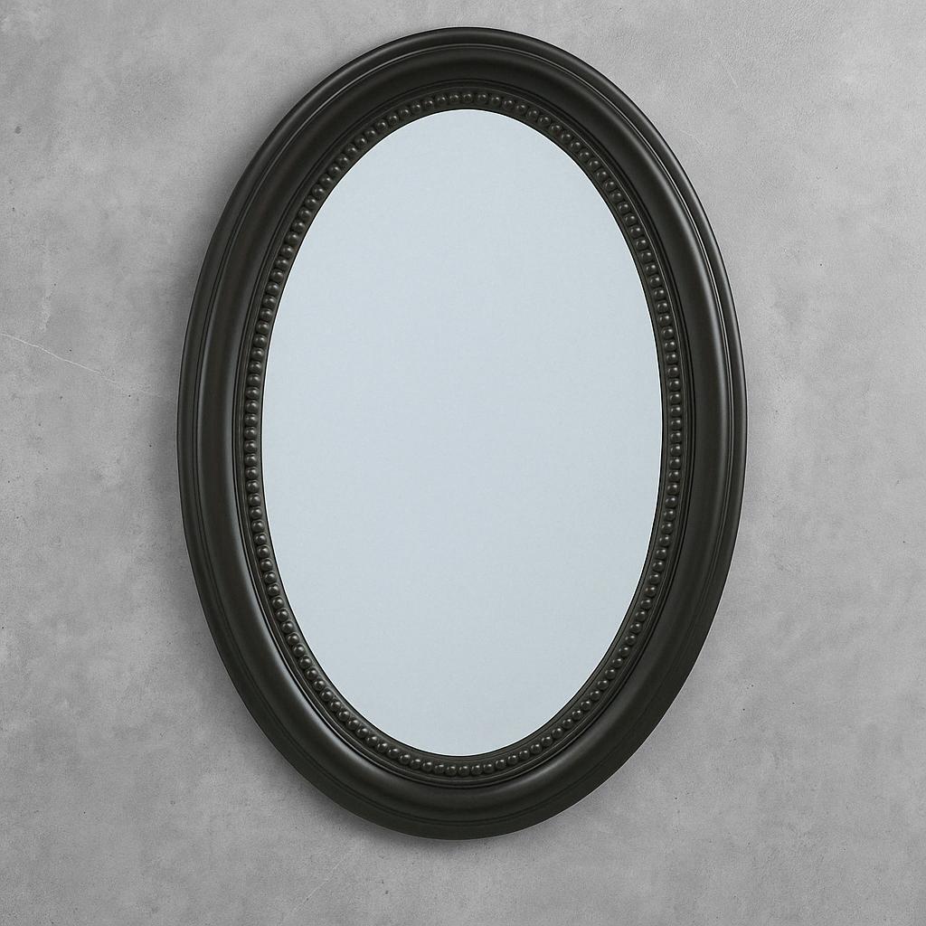 20 in W x 30 in H Recessed or Surface Mount Oval Bathroom Medicine Cabinet with Deco Framed Door in Oil Rubbed Bronze SP4603/202588416 6948958646038 Pegasus