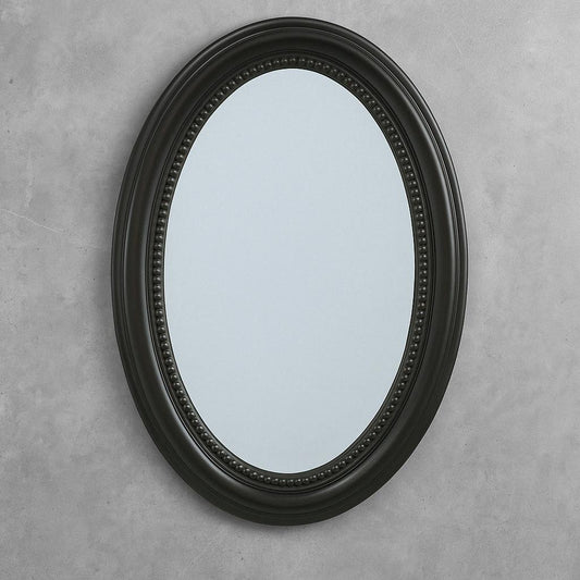 20 in W x 30 in H Recessed or Surface Mount Oval Bathroom Medicine Cabinet with Deco Framed Door in Oil Rubbed Bronze SP4603/202588416 6948958646038 Pegasus