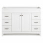 Home Decorators Collection Thornbriar 48 in W x 22 in D x 34 in H Bath Vanity Cabinet without Top in Polar White