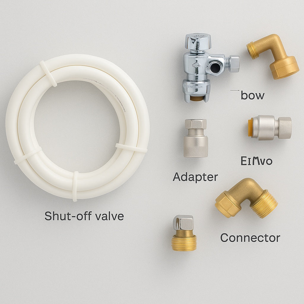 1/2 in. Brass Push-to-Connect Dishwasher Installation Kit