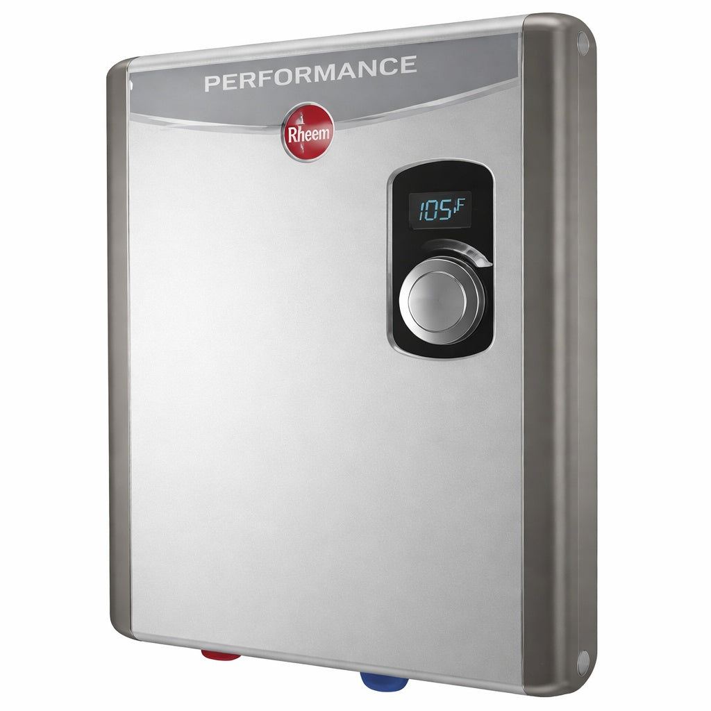 Rheem Performance 18 Kw 3 51 Gpm 240 Volt Self Modulating Electric Tankless Water Heater