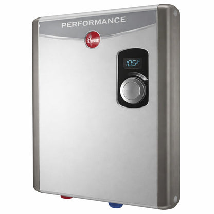 Rheem Performance 18 Kw 3 51 Gpm 240 Volt Self Modulating Electric Tankless Water Heater