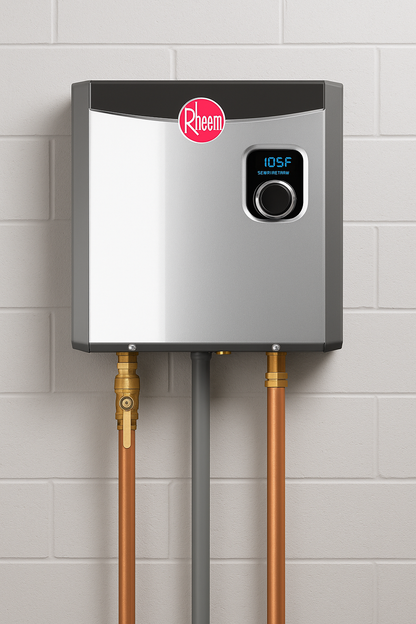 Rheem Performance 36 kW 7 03 GPM 240 Volt Self Modulating Electric Tankless Water Heater