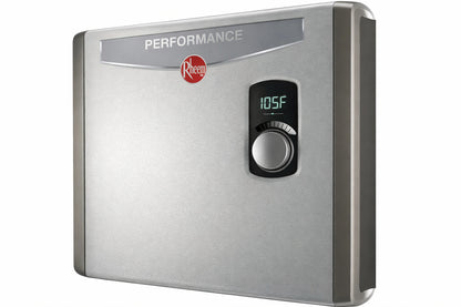 Rheem Performance 27 Kw 5 27 Gpm 240 Volt Self Modulating Electric Tankless Water Heater