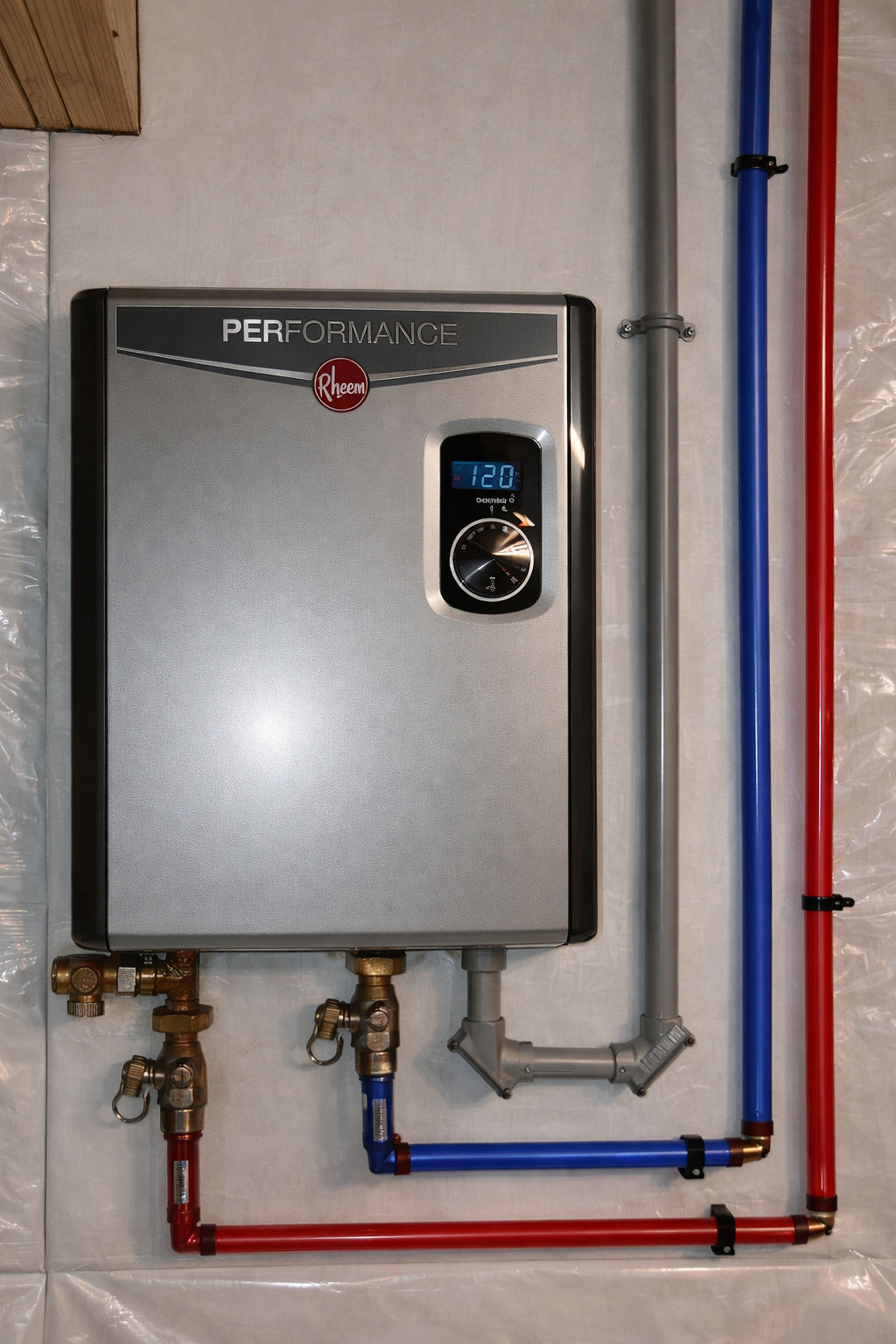 Rheem Performance 27 kW 5 27 GPM 240 Volt Self Modulating Electric Tankless Water Heater