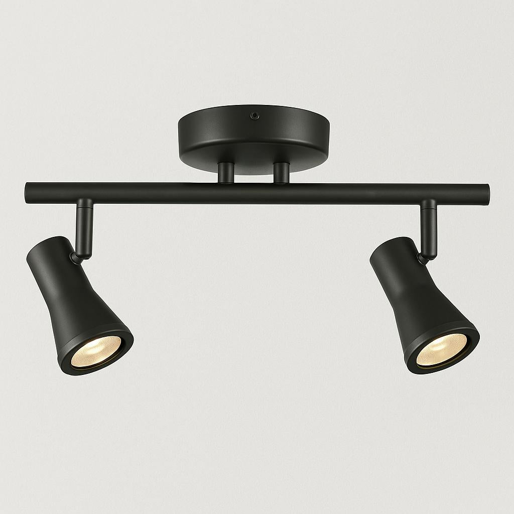 Robbins 1 5 ft 2 Light Rubbed Oil Bronze Integrated LED Track Light Kit W 922 ROB/302580272 736916667791 Unbranded