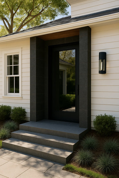 Progress Lighting Z 1030 LED Collection 1 Light Textured Black Clear Glass Modern Outdoor Small Wall Lantern Light P560051 031 30/302701594 785247213665 Progress Lighting