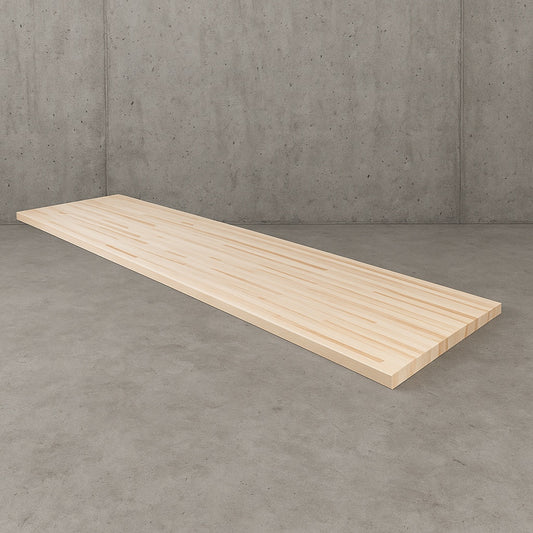 Unfinished Maple 4 ft. L x 25 in. D x 1.5 in. T Butcher Block Countertop