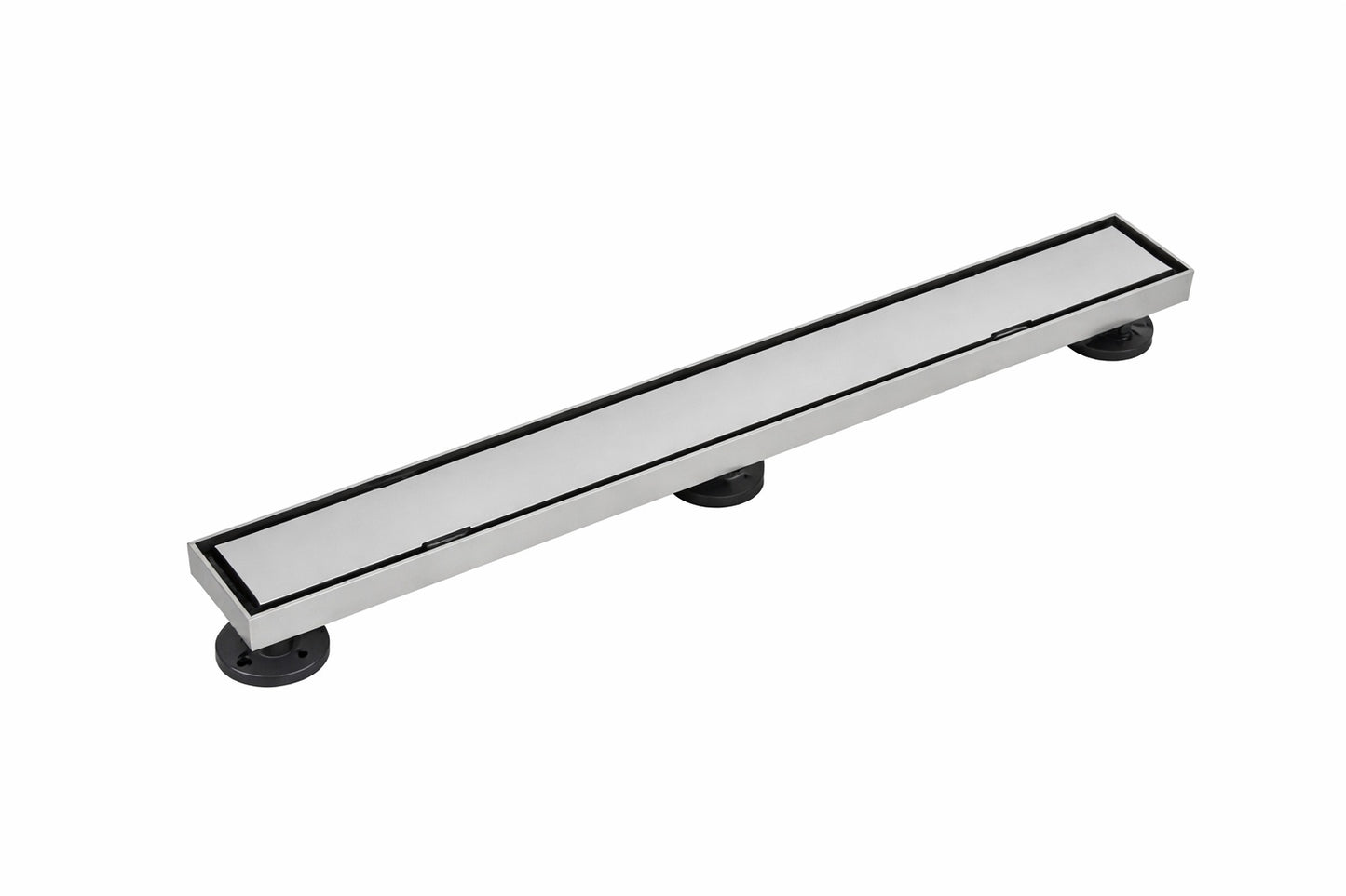 Oatey Designline 24 in Stainless Steel Linear Shower Drain with Tile In Pattern Drain Cover
