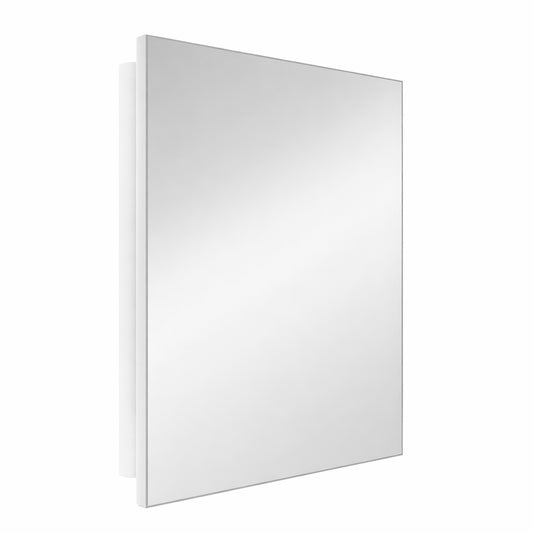Glacier Bay 16 in W x 26 in H Rectangular Wood Composite Medicine Cabinet with Mirror