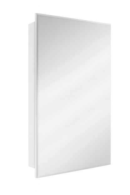 Glacier Bay 16 In W X 26 In H Rectangular Wood Composite Medicine Cabinet With Mirror