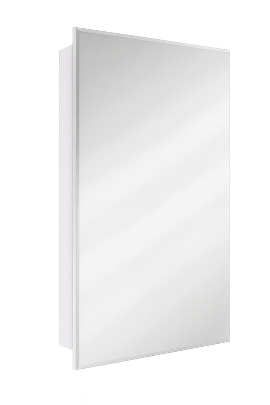 Glacier Bay 16 In W X 26 In H Rectangular Wood Composite Medicine Cabinet With Mirror