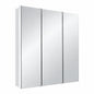 Glacier Bay 24 4 in W x 25 2 in H Rectangular Medicine Cabinet with Mirror in Silver with Adjustable Shelves 45403