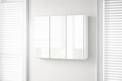 Glacier Bay 36 4 in W x 30 2 in H Rectangular Medicine Cabinet with Mirror in White with Adjustable Shelves