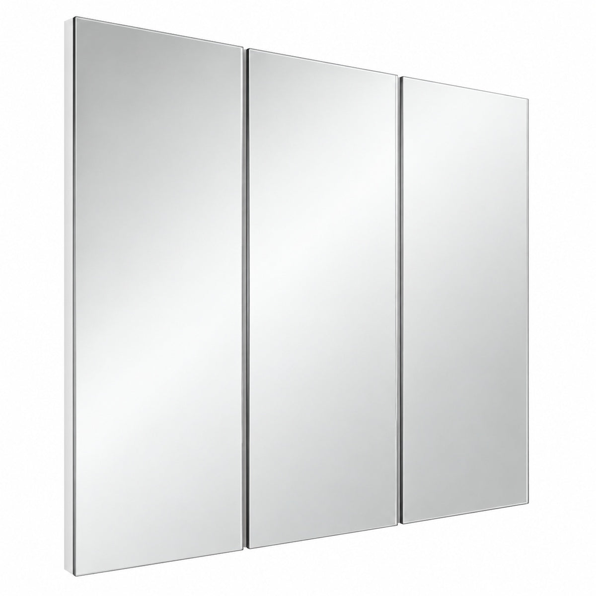Glacier Bay 36 4 in W x 30 2 in H Rectangular Medicine Cabinet with Mirror in White with Adjustable Shelves 45401