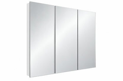 Glacier Bay 36 4 in W x 30 2 in H Rectangular Medicine Cabinet with Mirror in White with Adjustable Shelves 45401