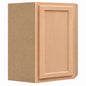 Hampton Bay Recessed Panel 24 in W x 12 in D x 30 in H Assembled Diagonal Corner Wall Kitchen Cabinet in Unfinished KWD2430 UF