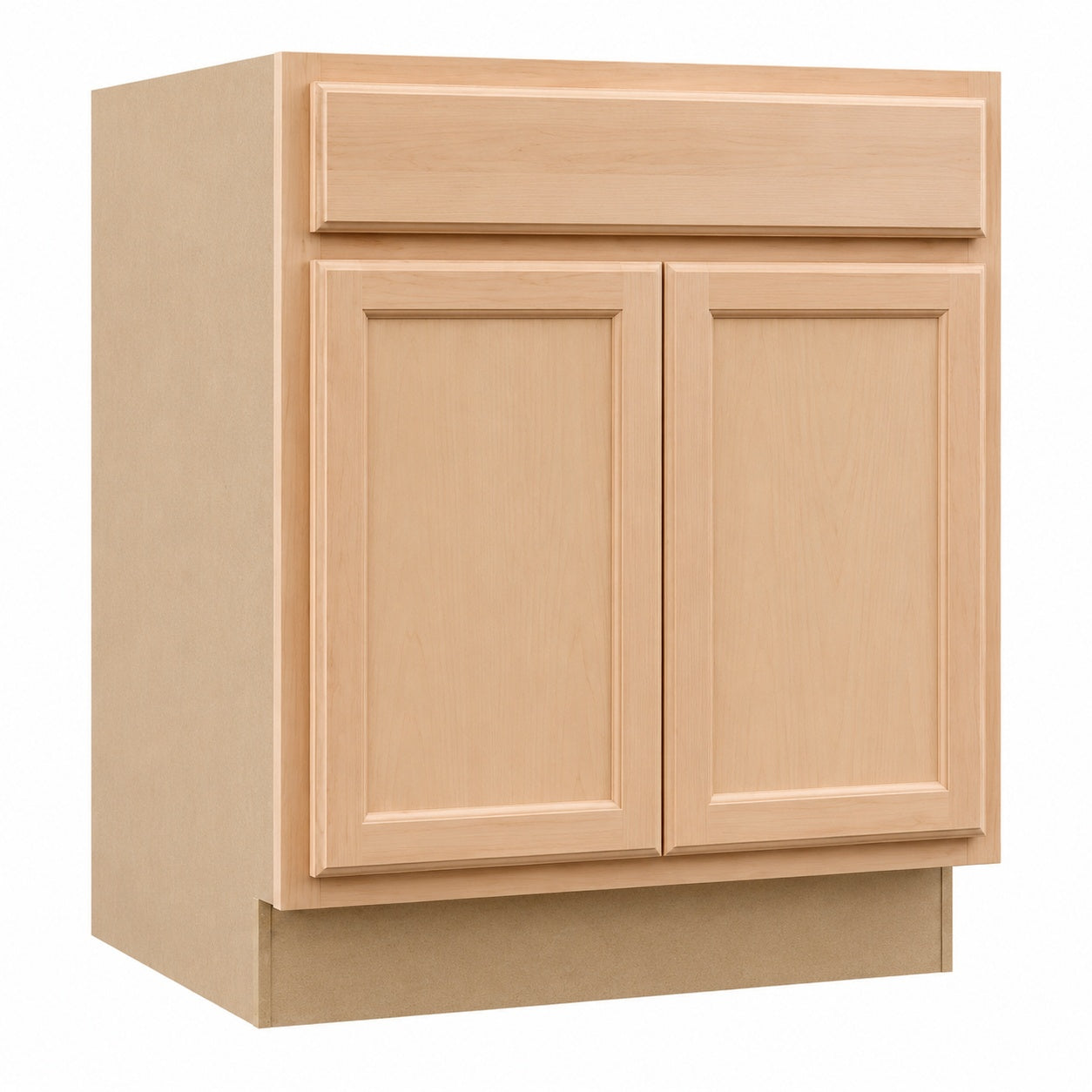 Hampton Bay Recessed Panel 30 in W x 24 in D x 34 5 in H Assembled Base Kitchen Cabinet in Unfinished KB30 UF