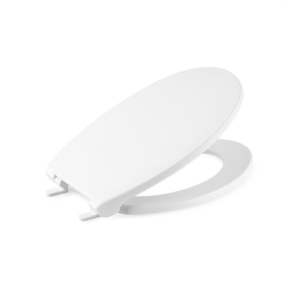 American Standard Transitional Slow Close EverClean Elongated Closed Front Toilet Seat in White